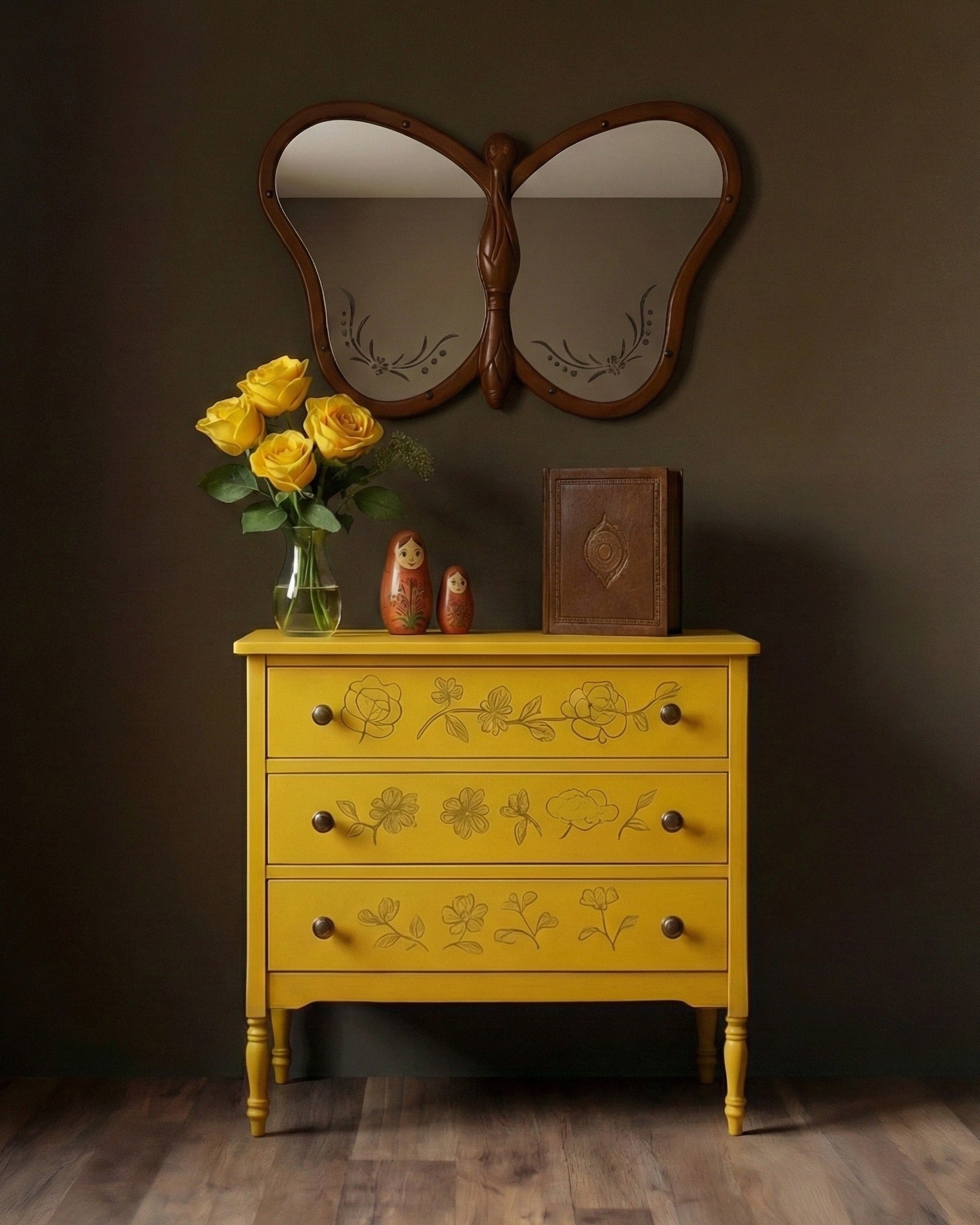 Monarch Walnut Mirror