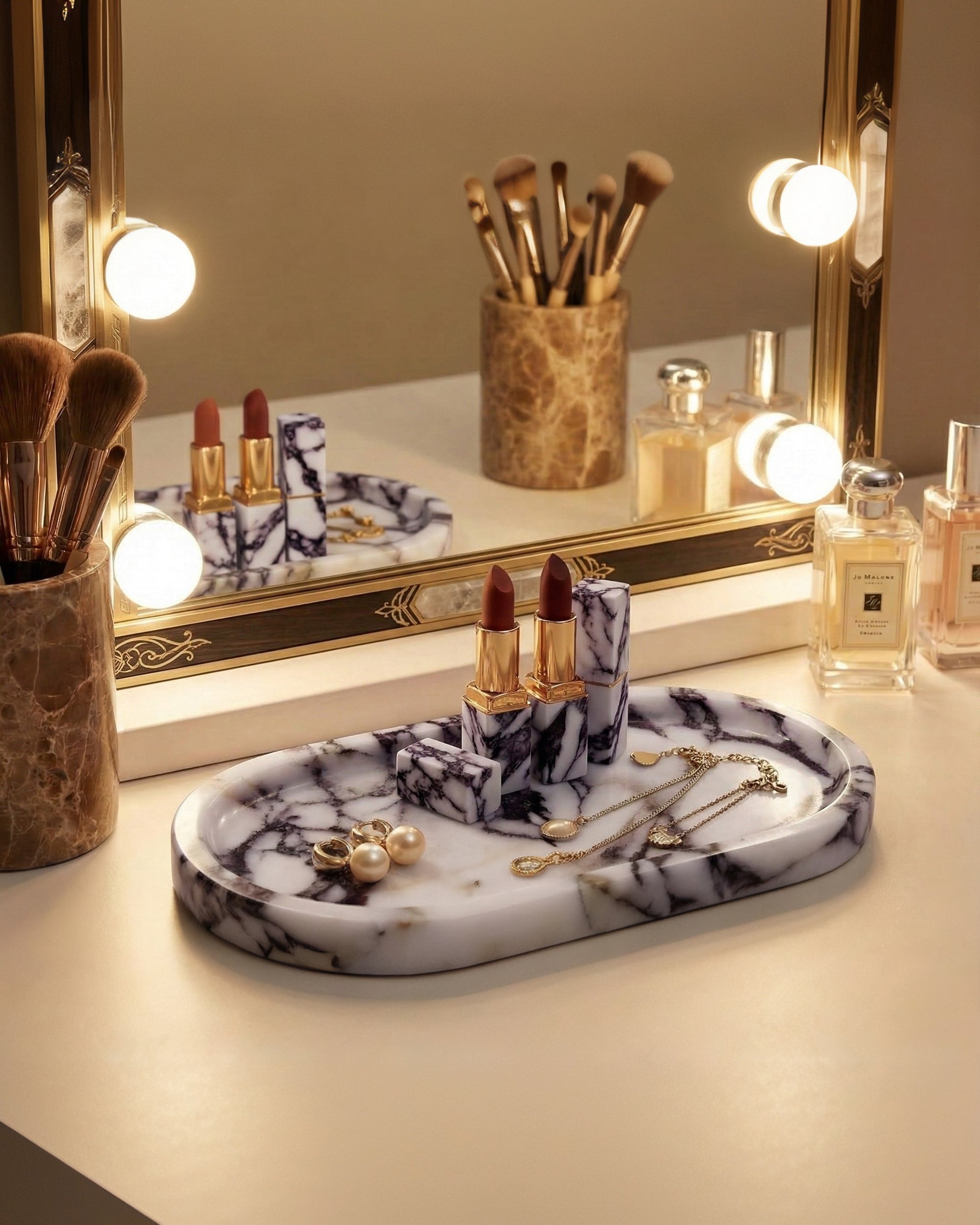 Viola Marble Catch-All Tray