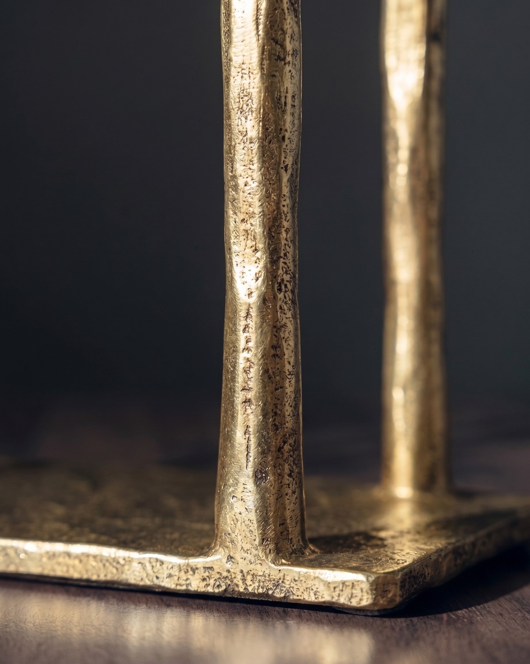 Artisan Touch Hammered Gold Napkin Holder