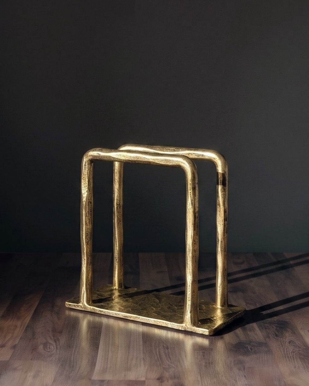 Artisan Touch Hammered Gold Napkin Holder