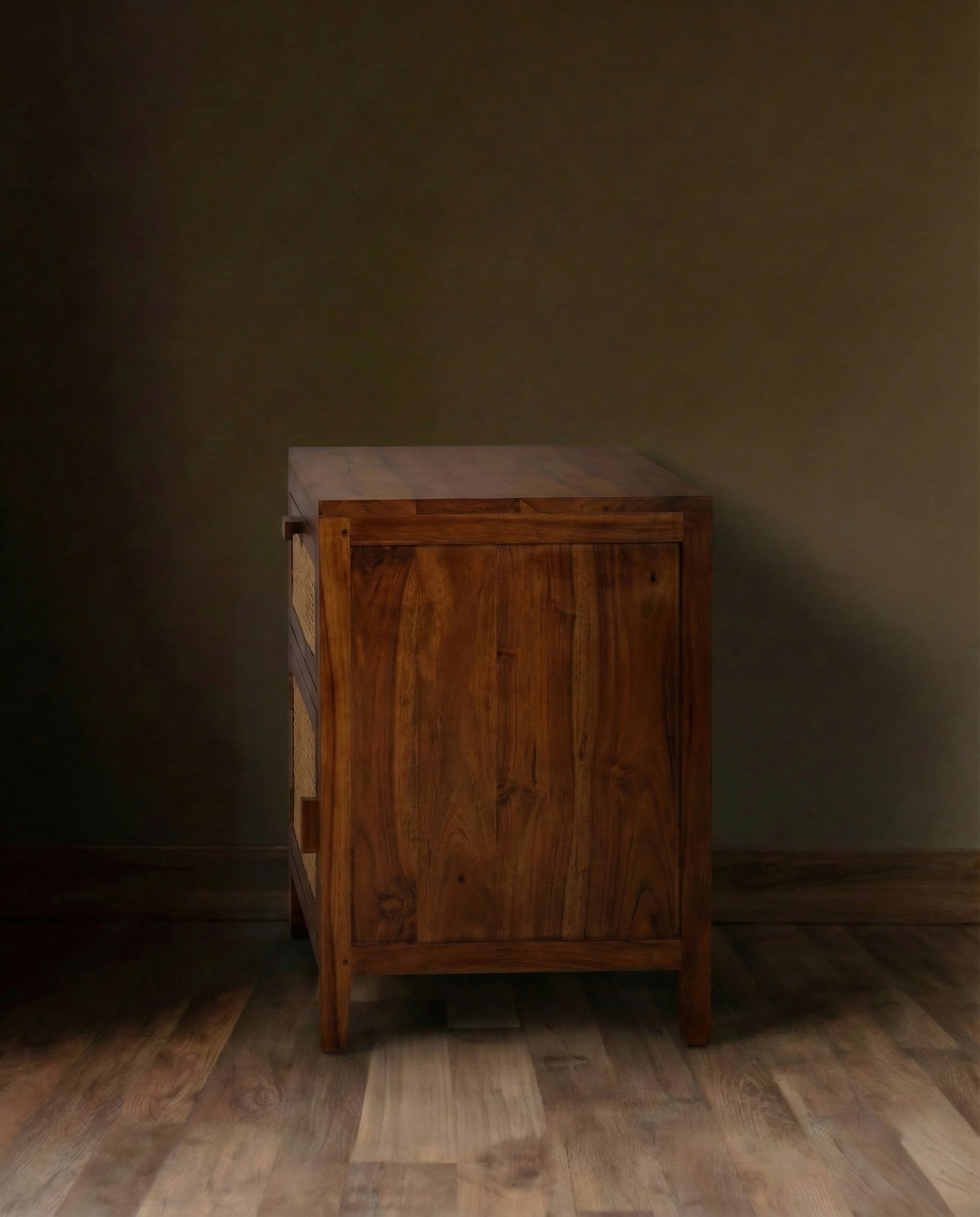 Humphrey Ratan Natural Nightstand