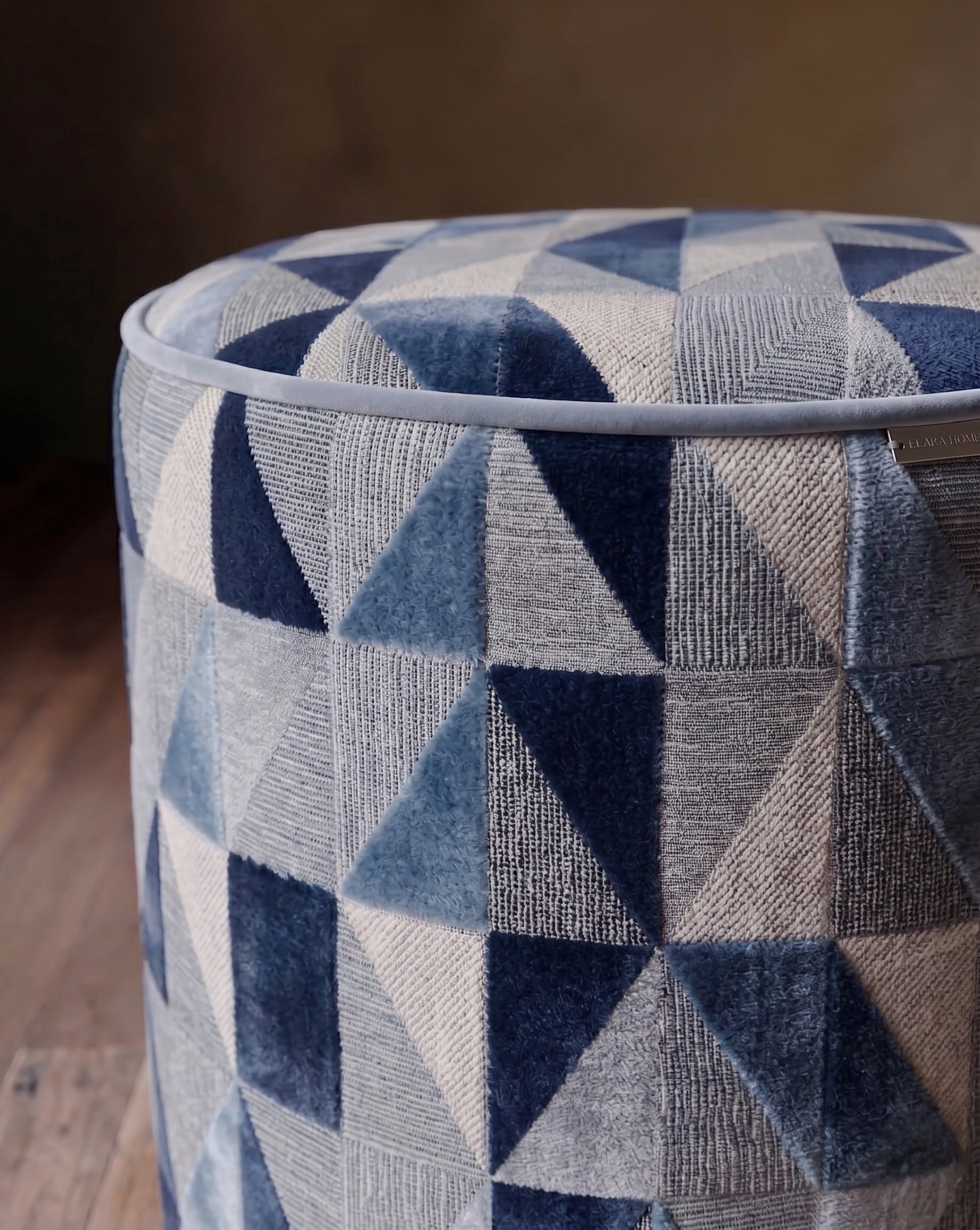 Belen Velvet Ottoman