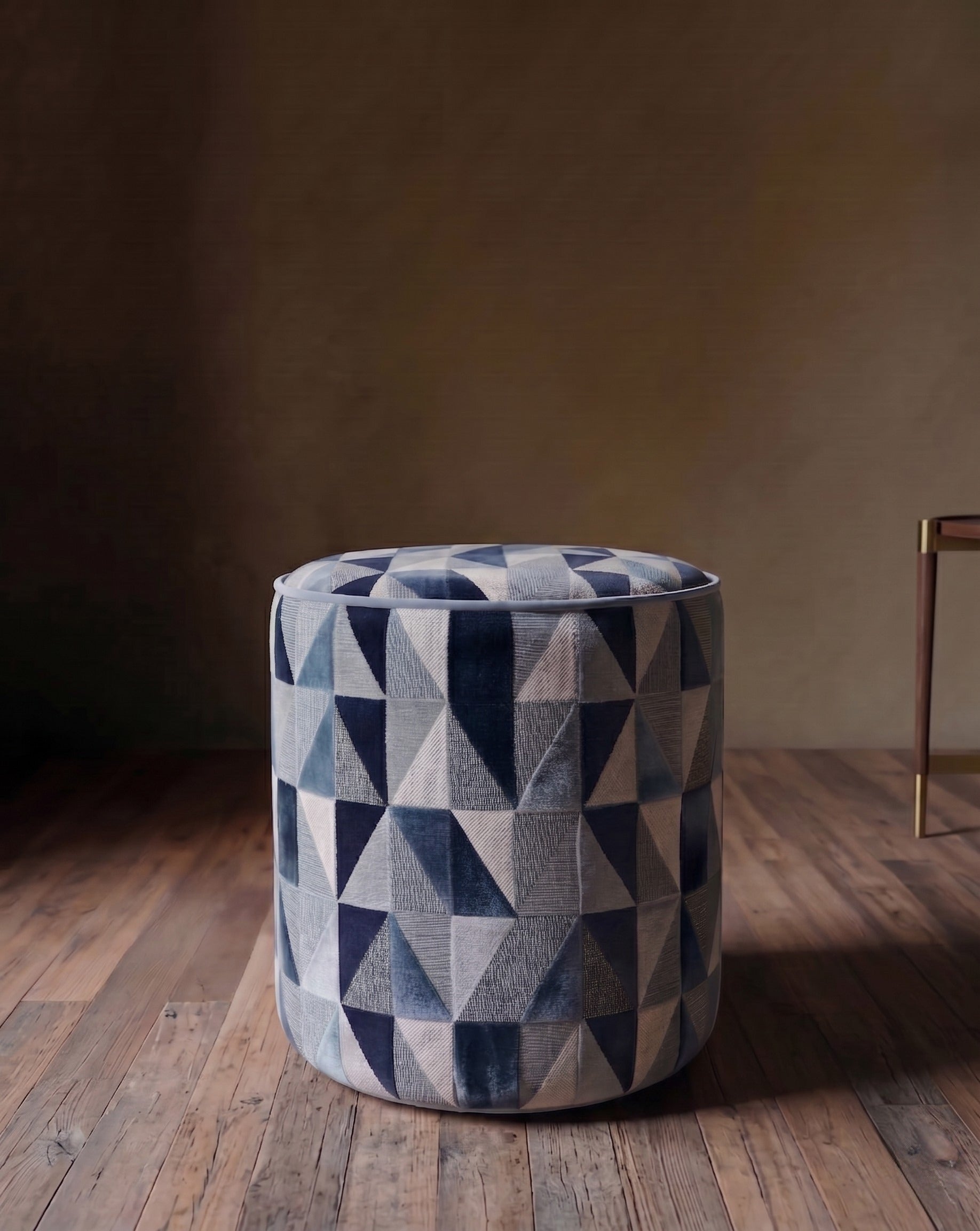Belen Velvet Ottoman
