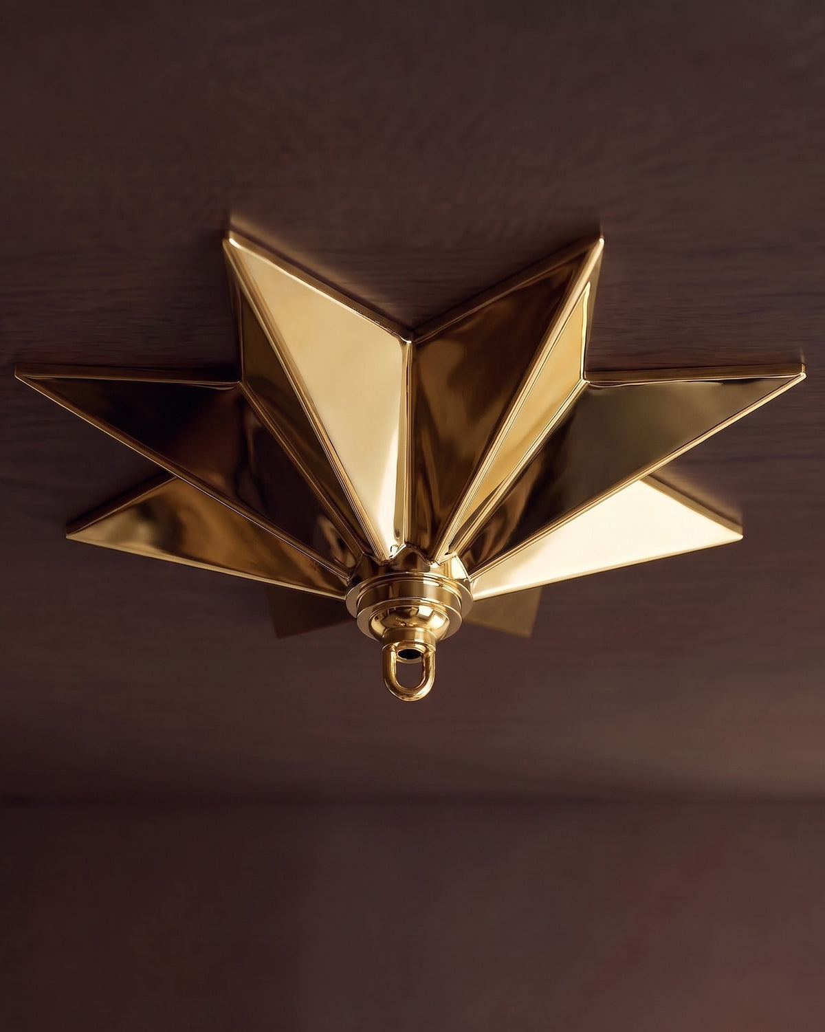 The Astra Cast Brass Ceiling Canopy