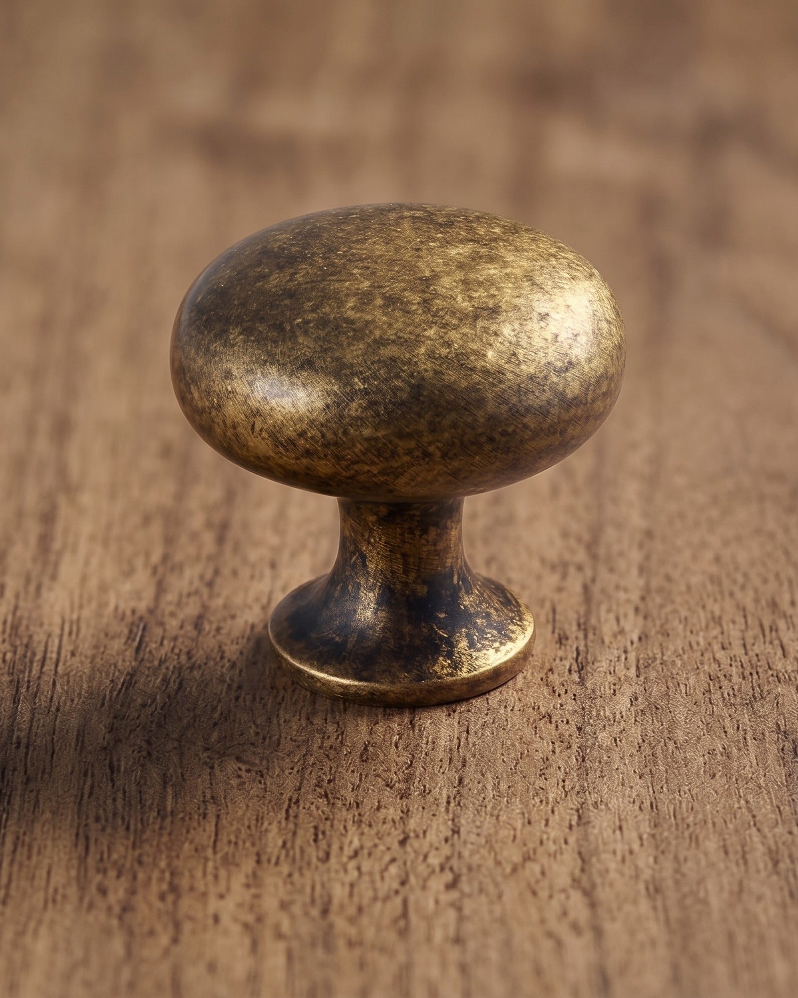 The Aethelred Antique Brass Cabinet Hardware Suite
