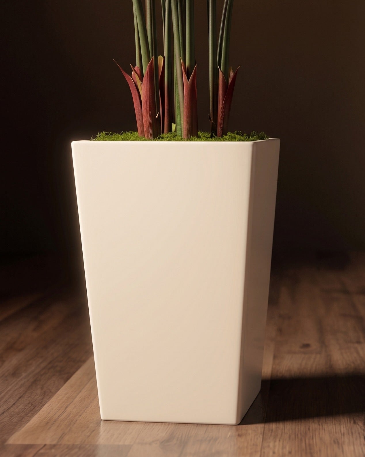 Verona Silk Areca Palm &amp; Pedestal Planter