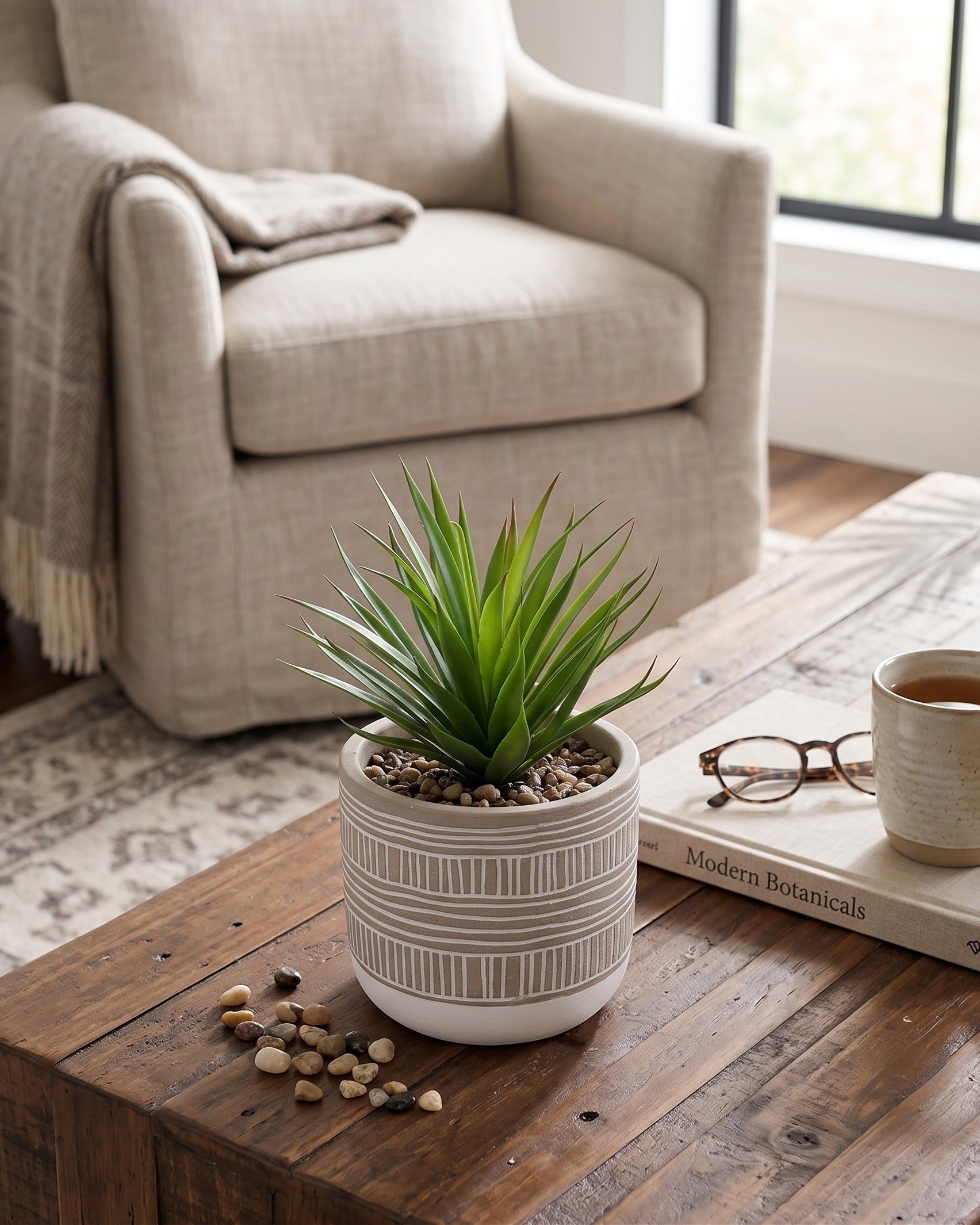 The Form &amp; Texture Faux Agave Vessel