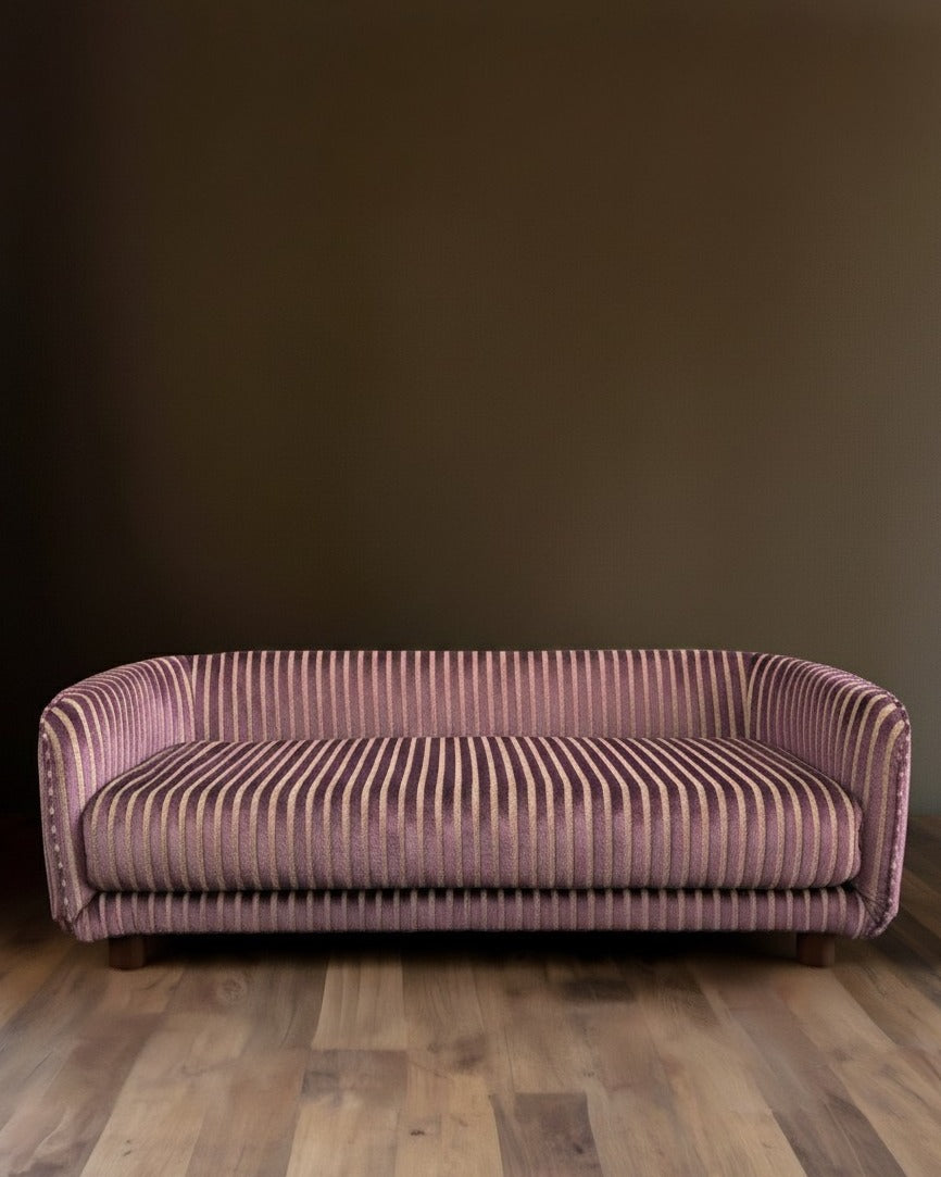 Franelle Linen Velvet Child Sofa - Purple