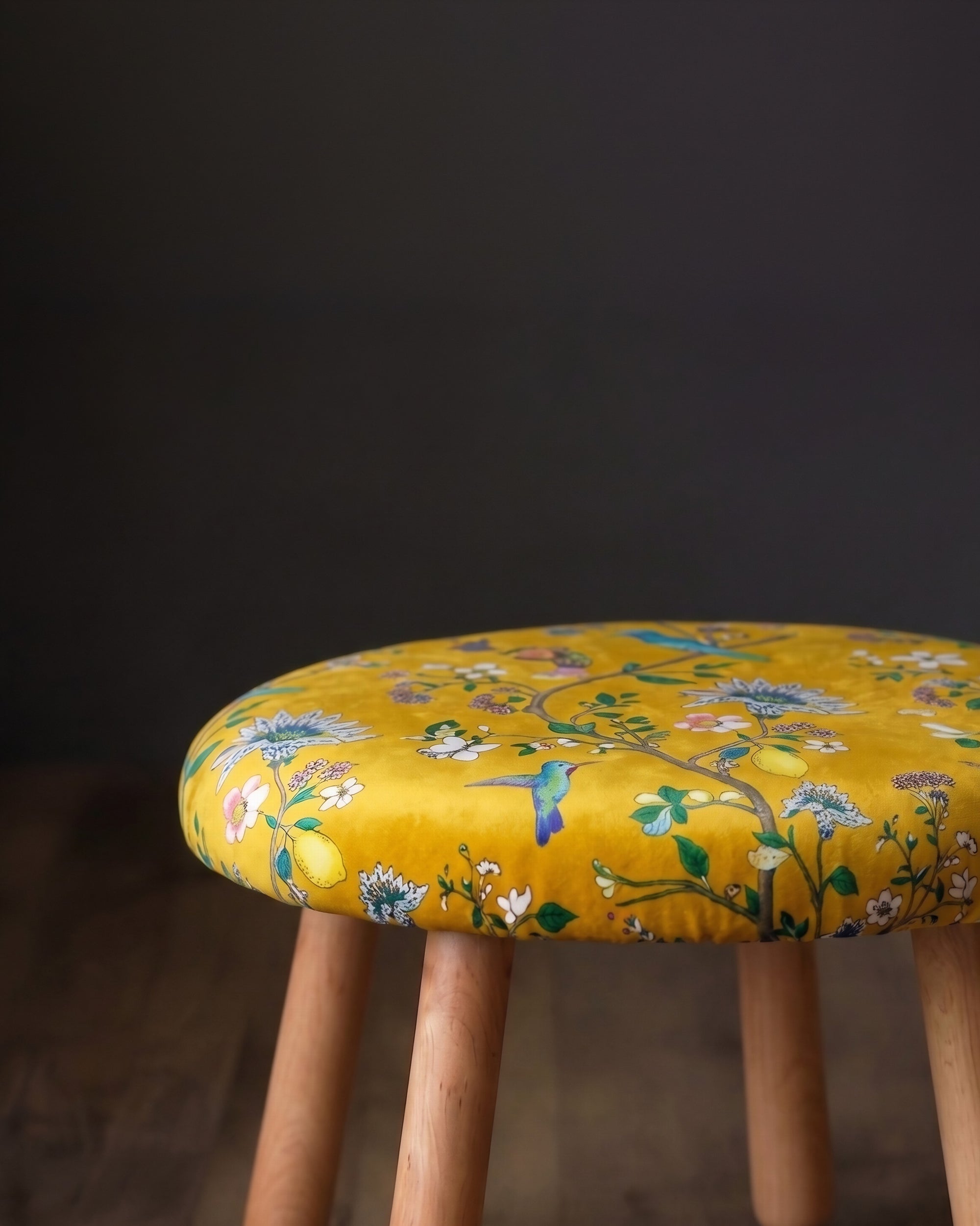 The Queen’s Greenhouse Whimsical Meadow Botanical Stool