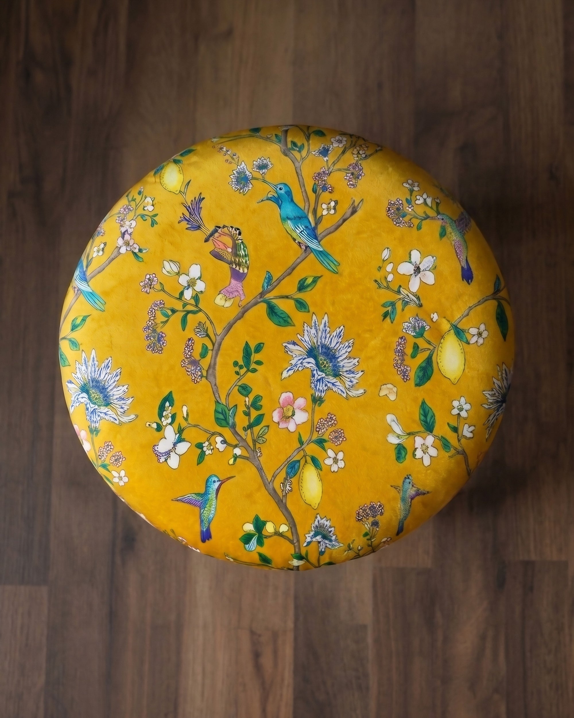 The Queen’s Greenhouse Whimsical Meadow Botanical Stool