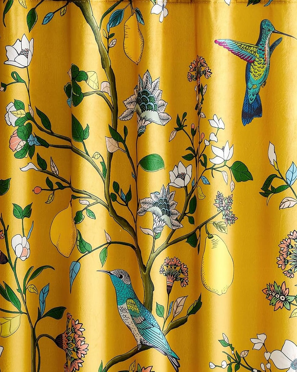 Queen’s Greenhouse Printed Velvet Fabric