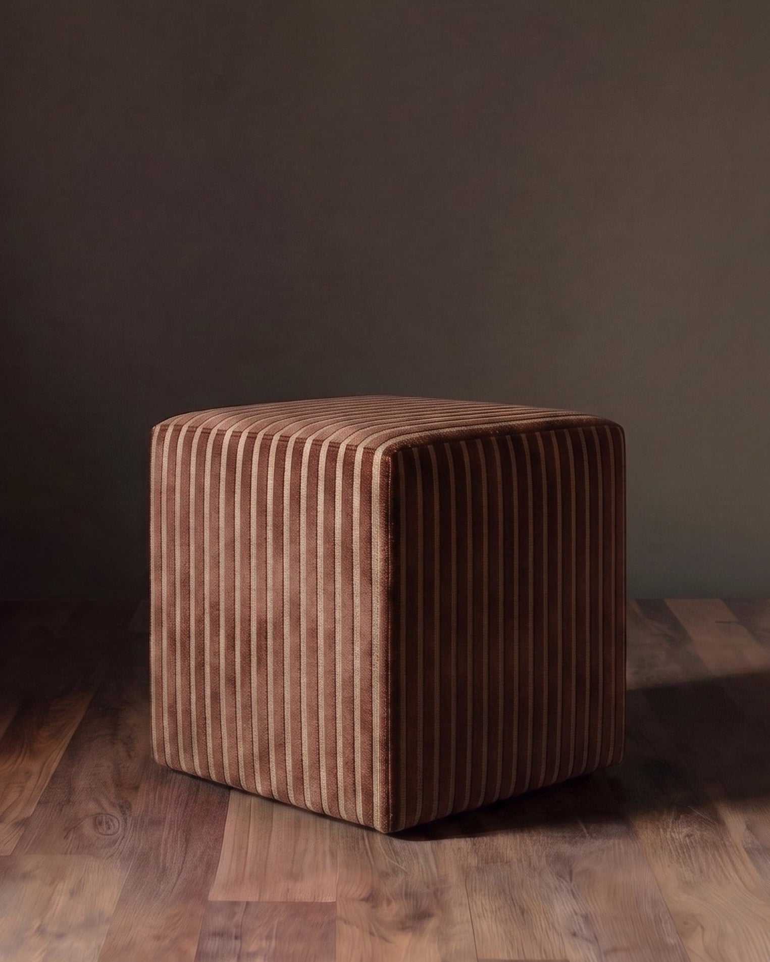 Barnaby Velvet Square Ottoman