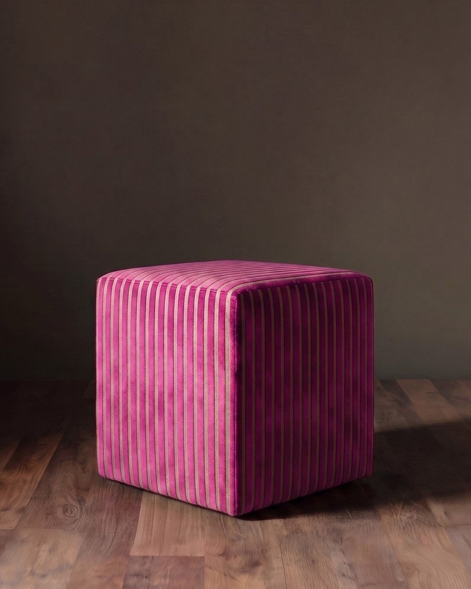 Barnaby Velvet Square Ottoman
