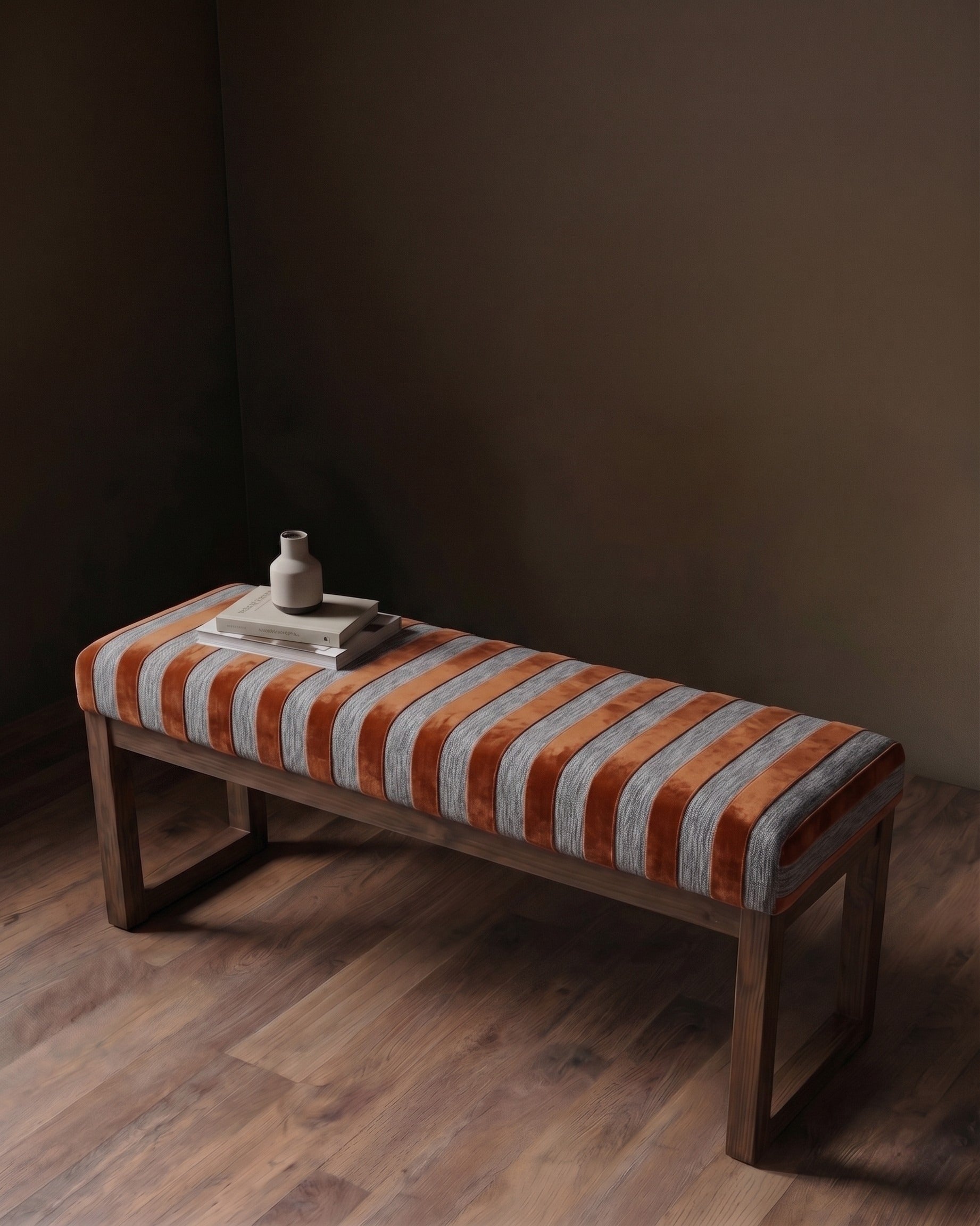 The Henry Bench Rust Stripe
