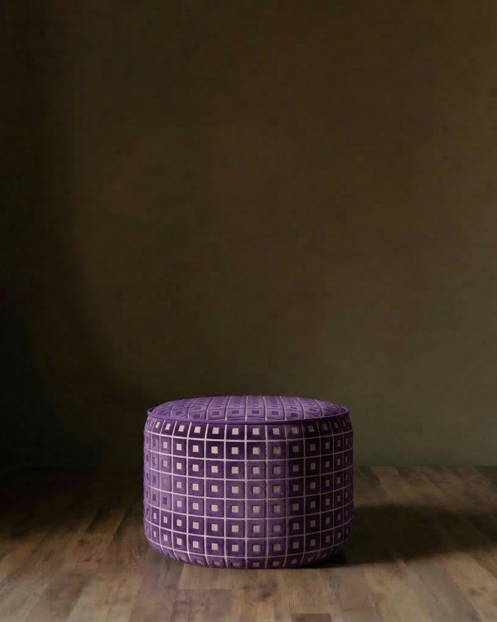 Paloma Velvet Ottoman