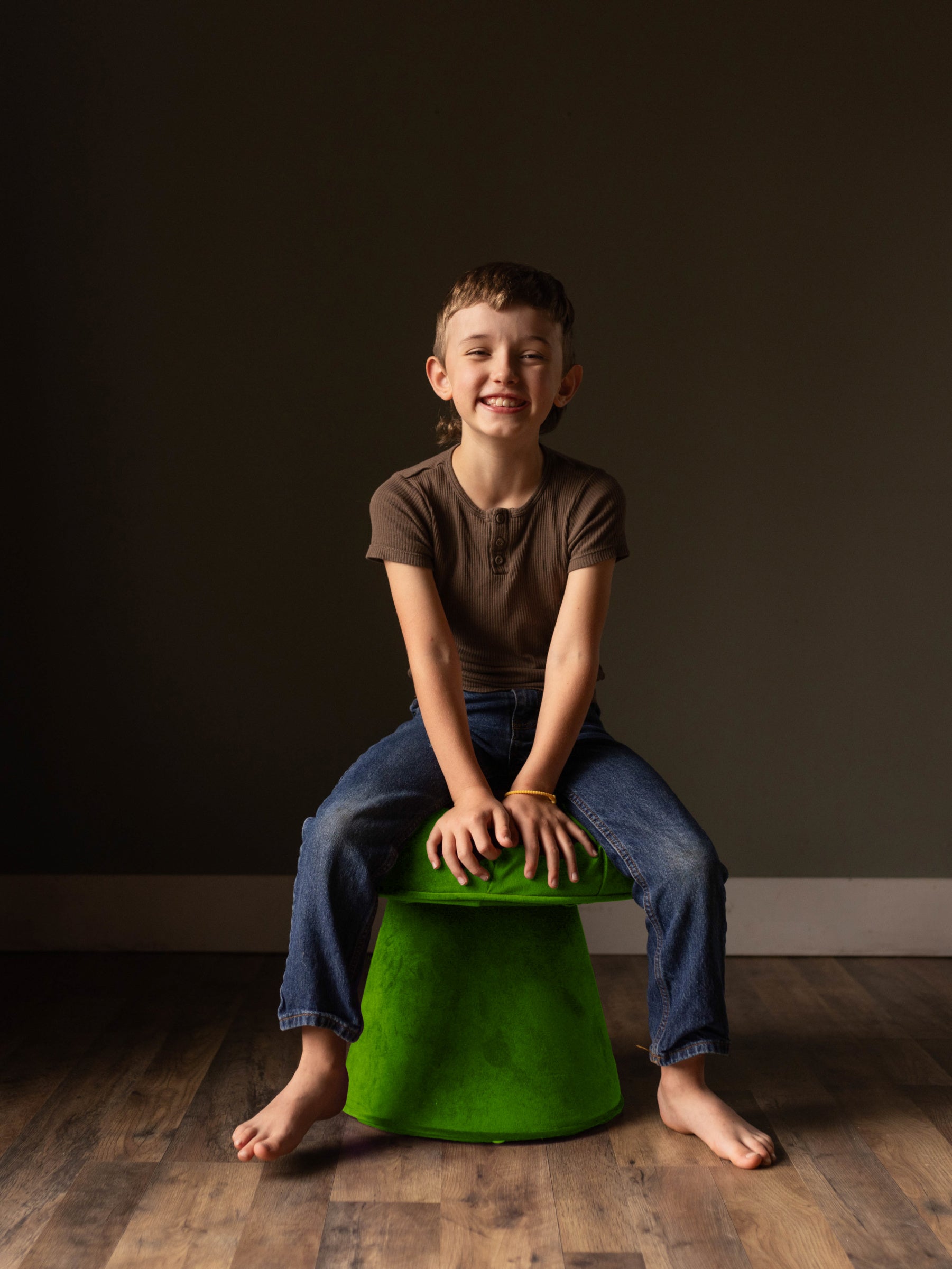 Small Velvet Mushroom Stool