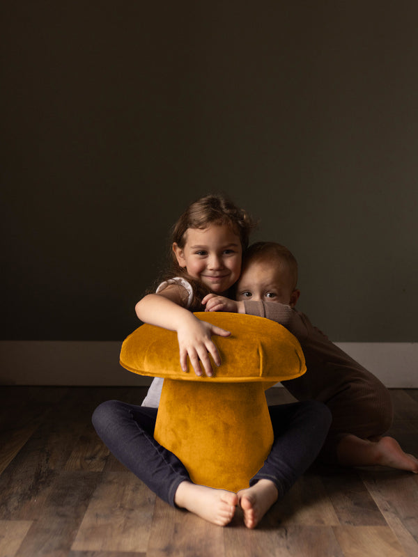 Small Velvet Mushroom Stool