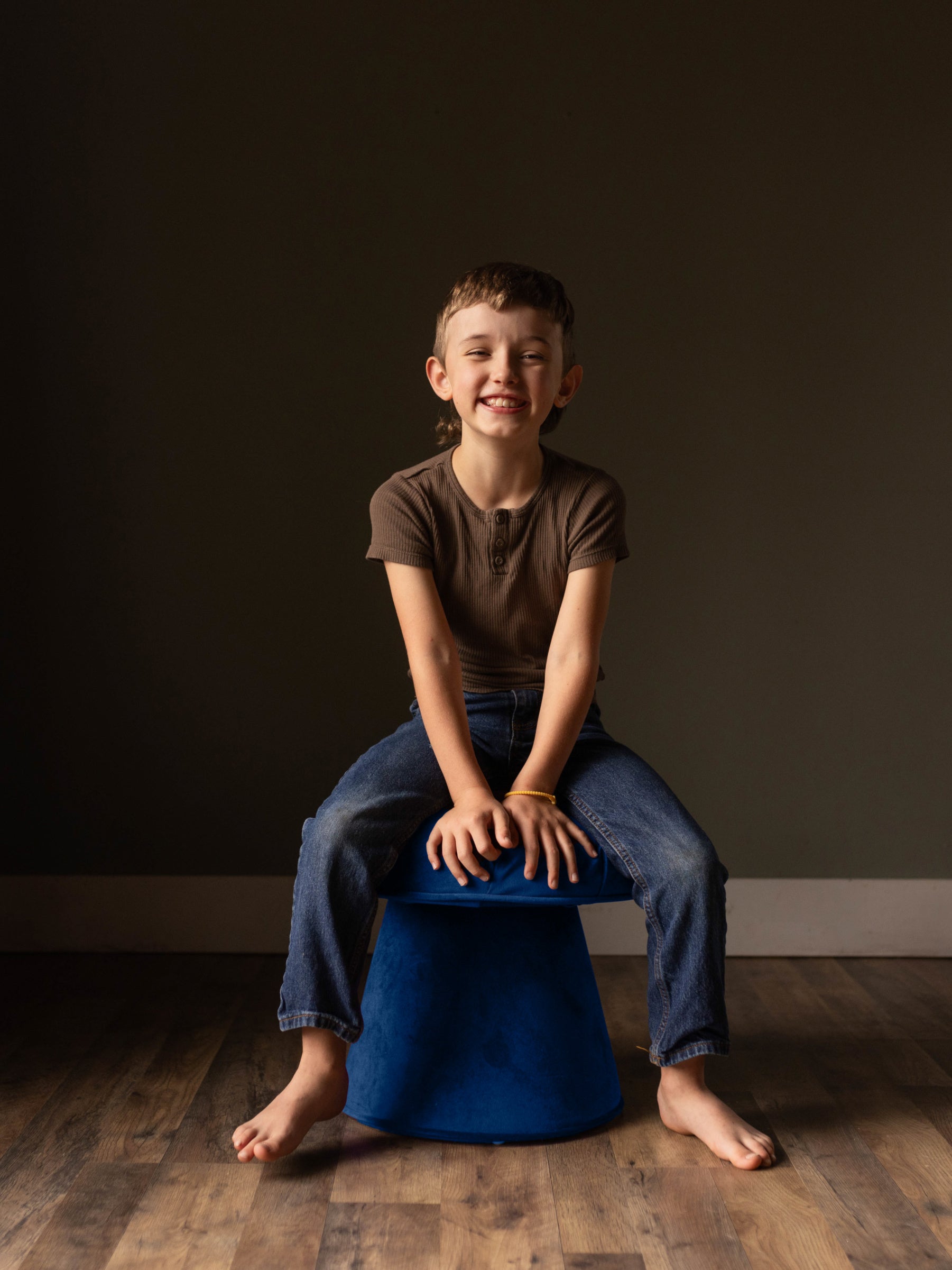 Small Velvet Mushroom Stool