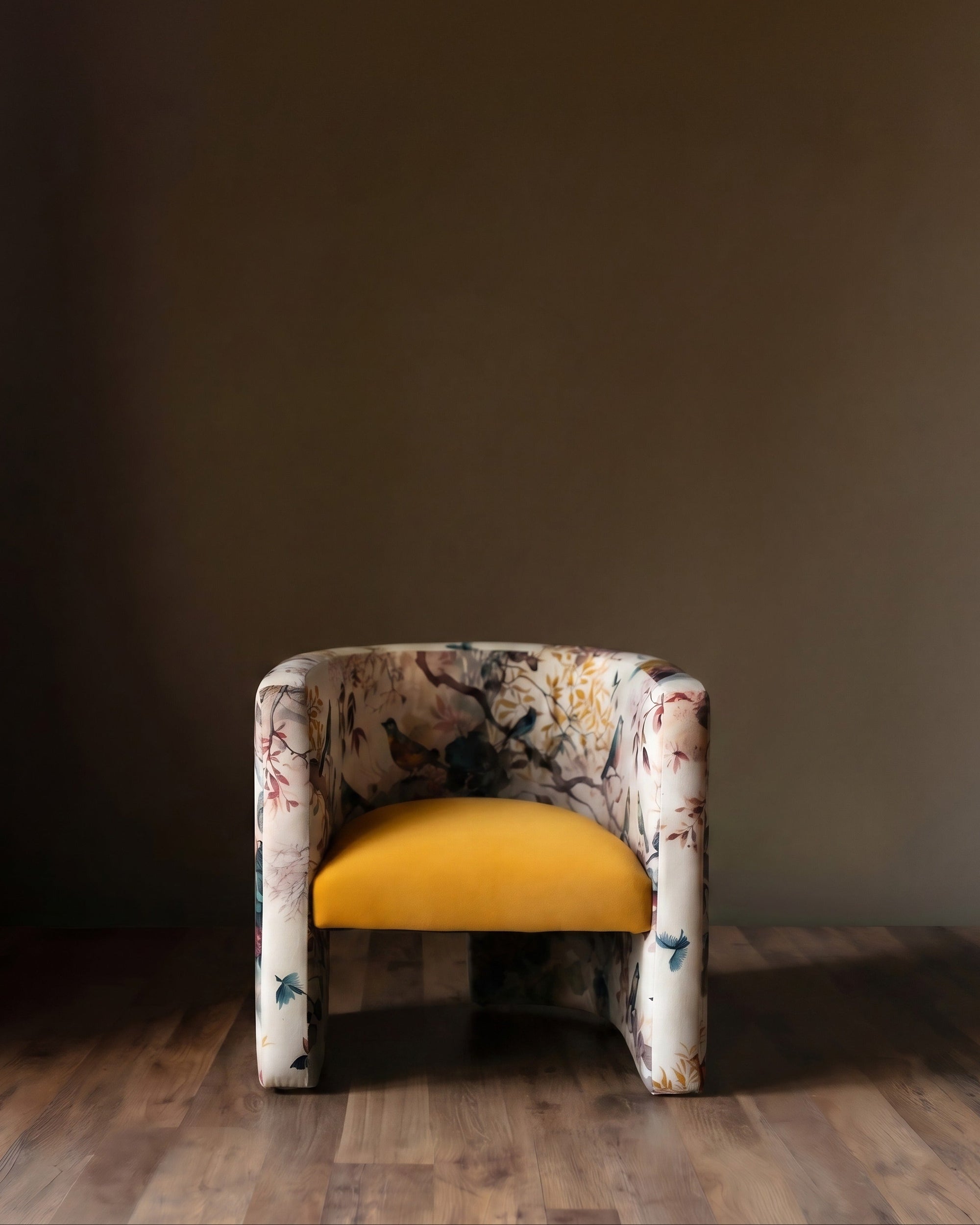 The Nestling Velvet Accent Chair
