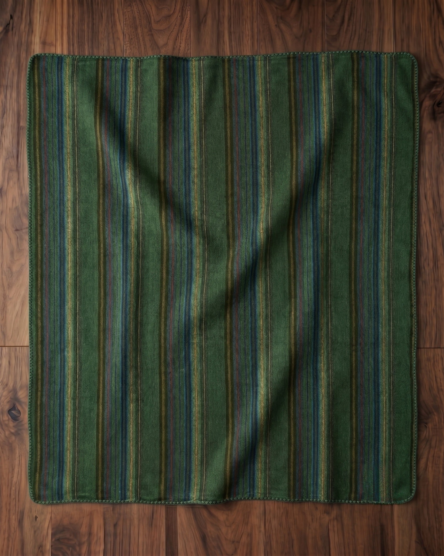 The Emerald Highlands Alpaca Throw