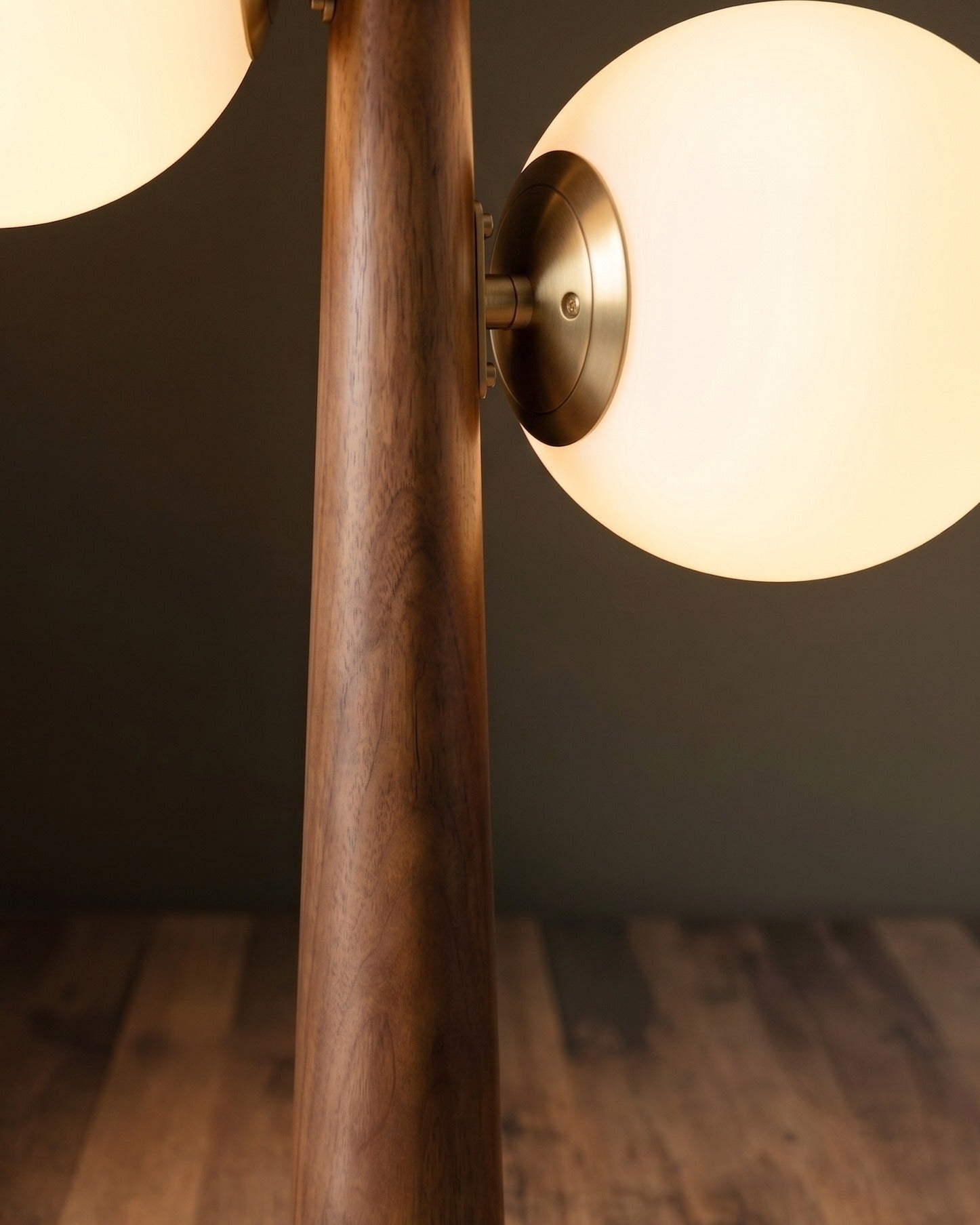The Charlton Mid-Century Dual-Globe Luminaire