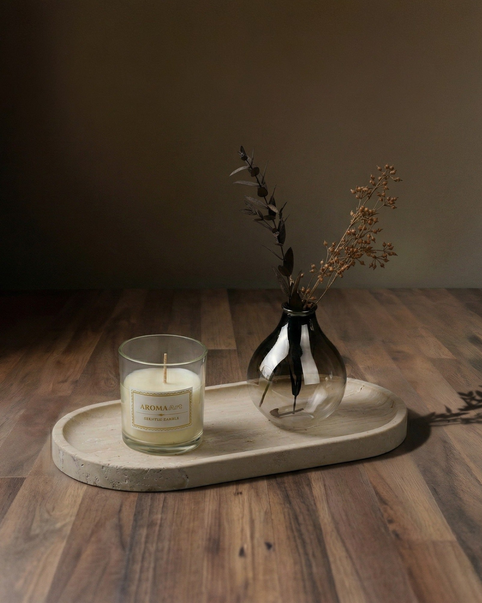 Olympus Travertine Tray