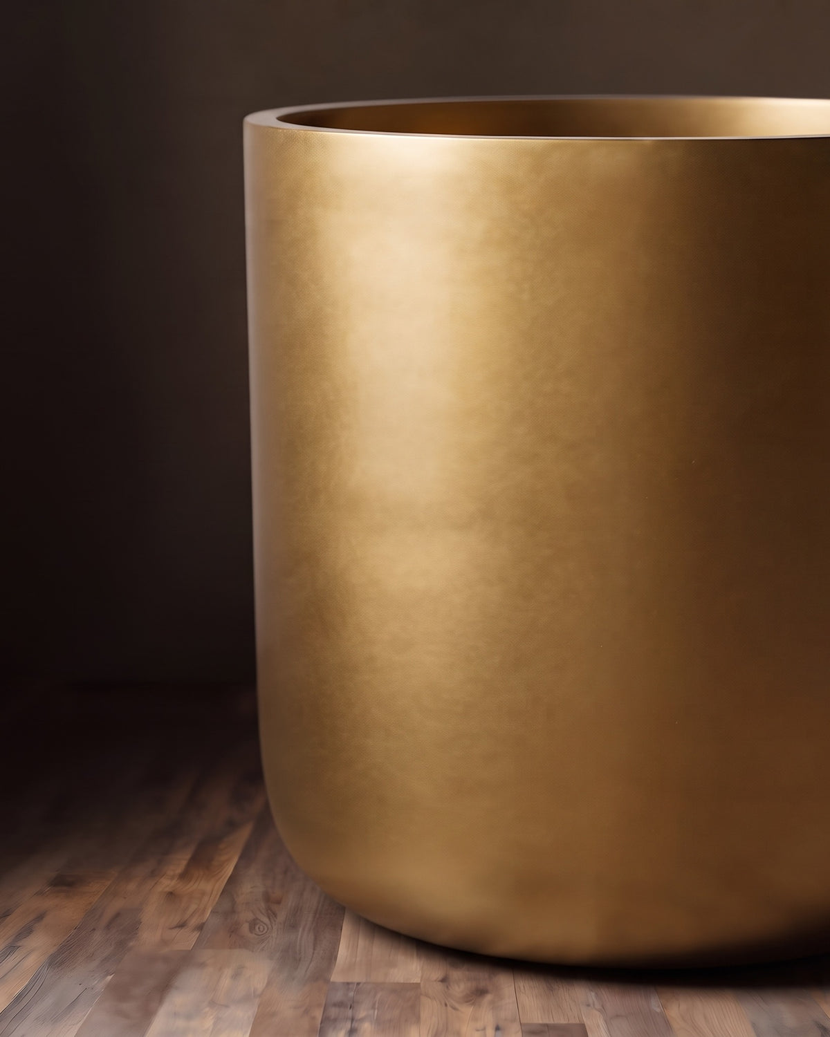 Sovereign Brushed Brass Waste Bin