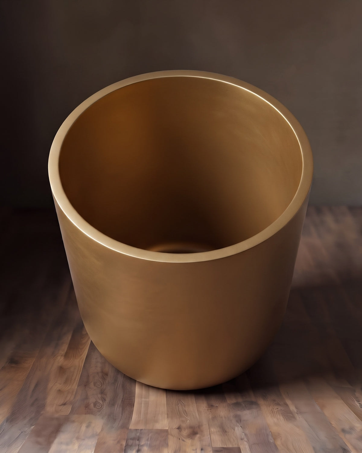 Sovereign Brushed Brass Waste Bin
