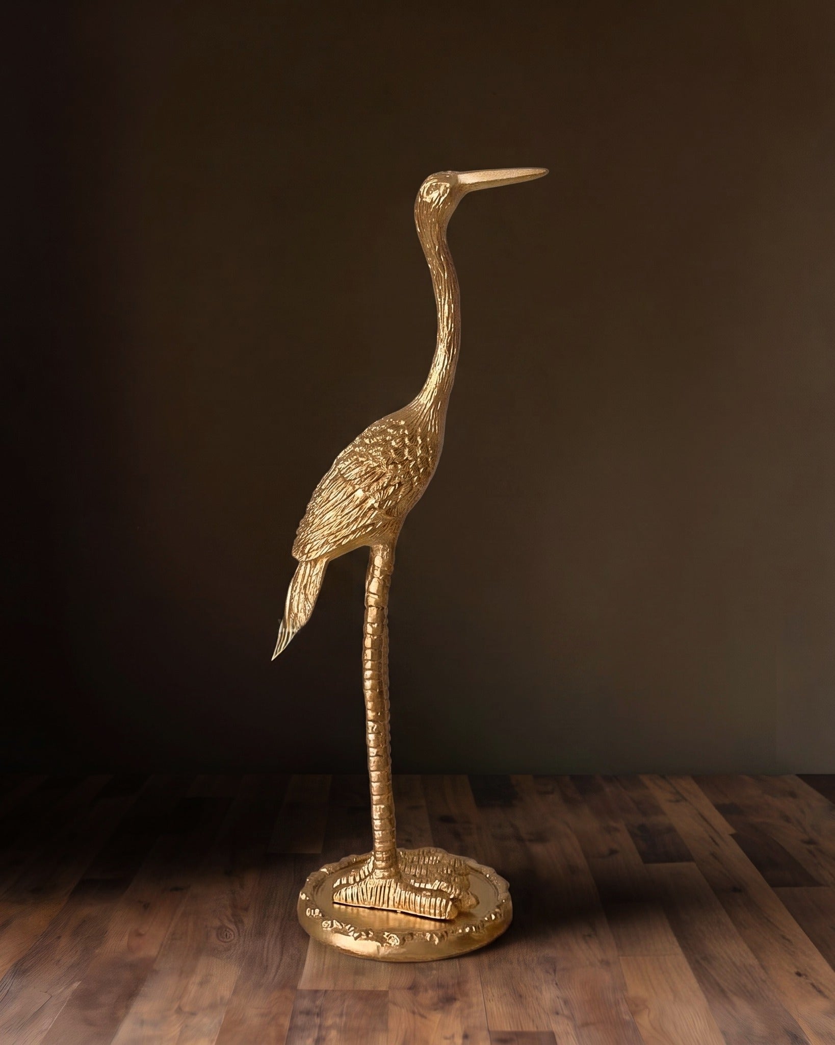The Seraphina Gilded Crane Ring &amp; Accessory Stand