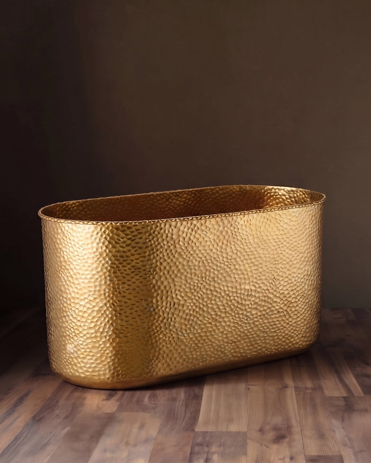 Aurélie Hammered Wastebasket