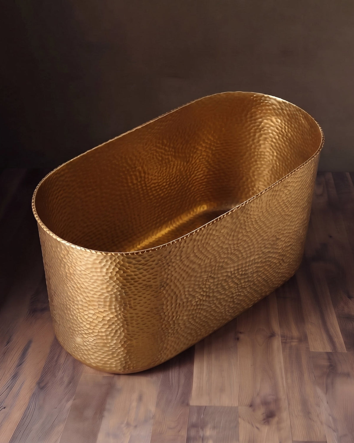 Aurélie Hammered Wastebasket