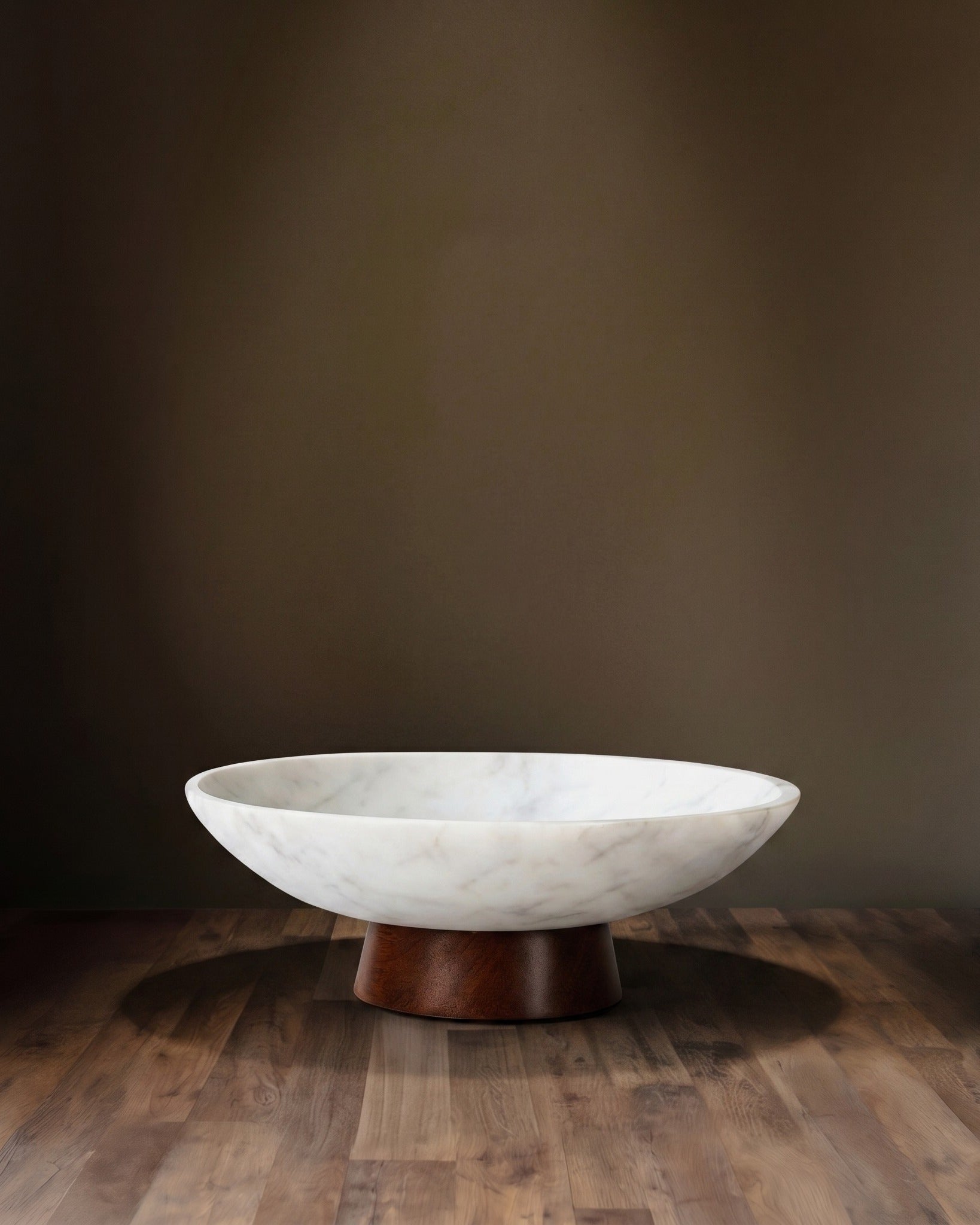 Aethelgard Marble Centerpiece Bowl
