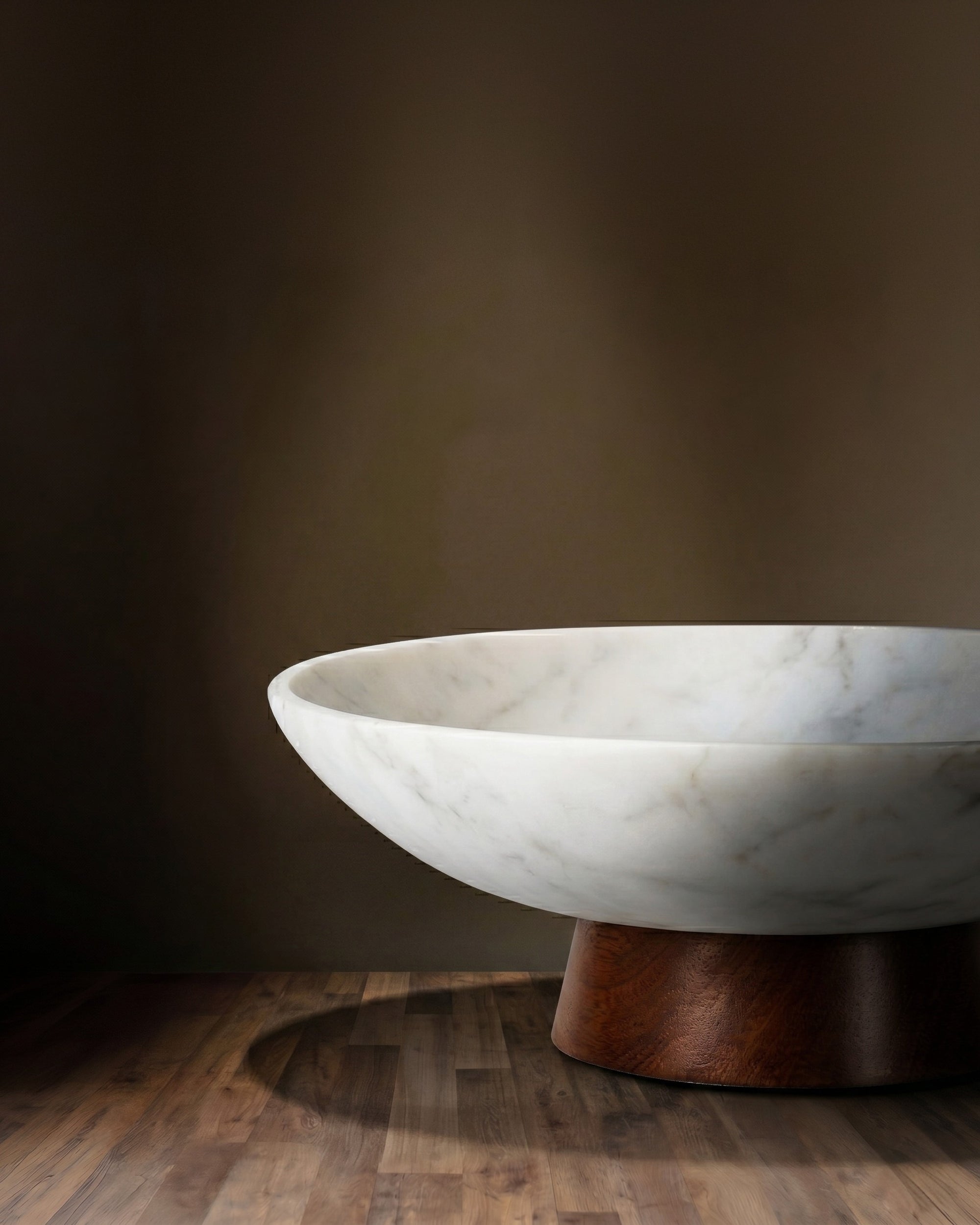 Aethelgard Marble Centerpiece Bowl