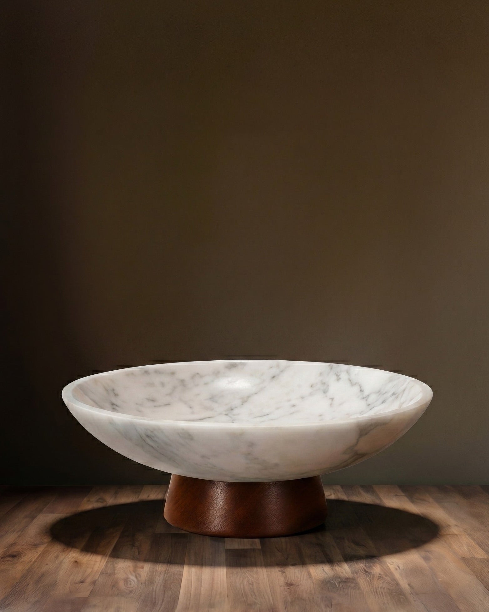 Aethelgard Marble Centerpiece Bowl