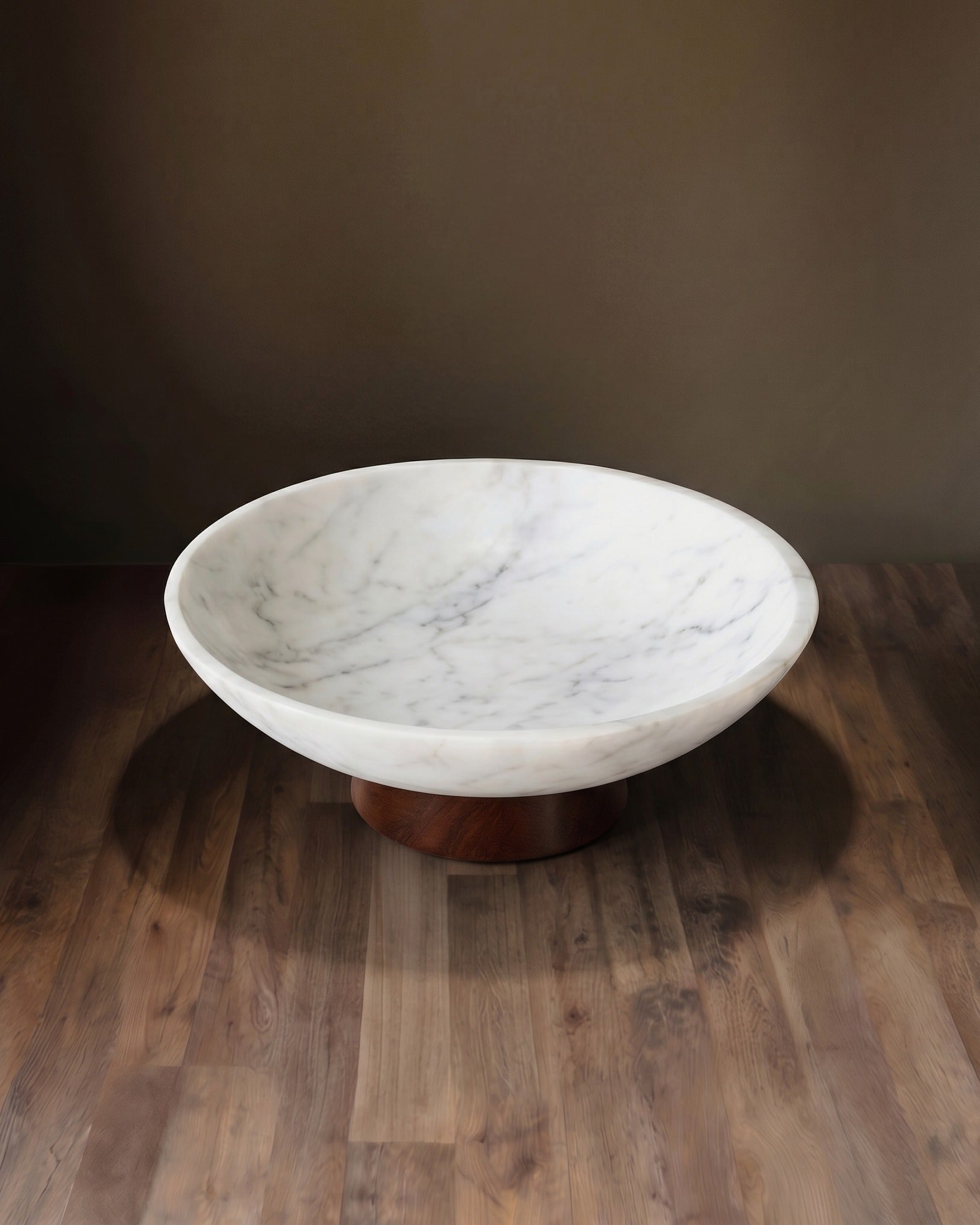 Aethelgard Marble Centerpiece Bowl