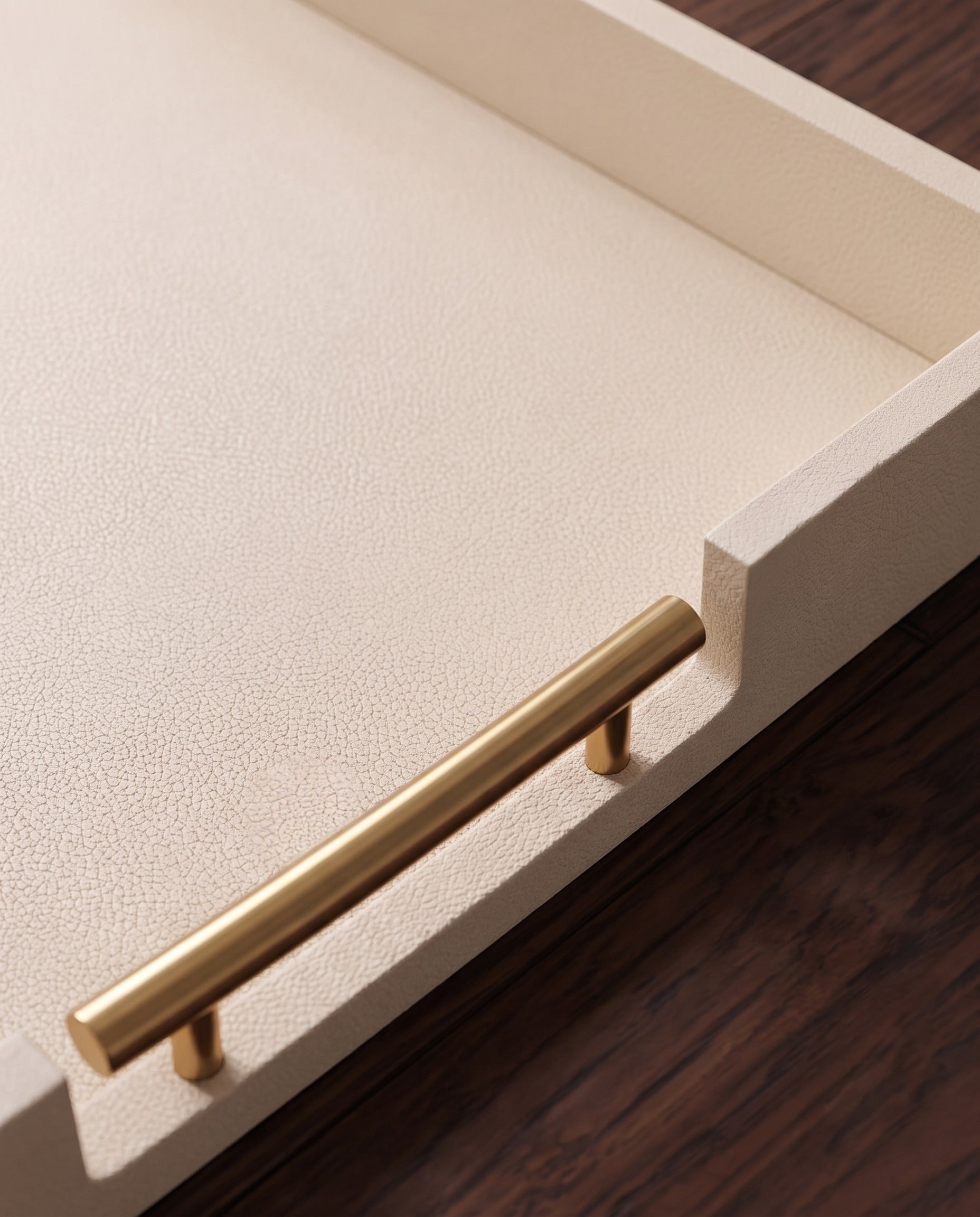 Leather-Inlay Valet Tray