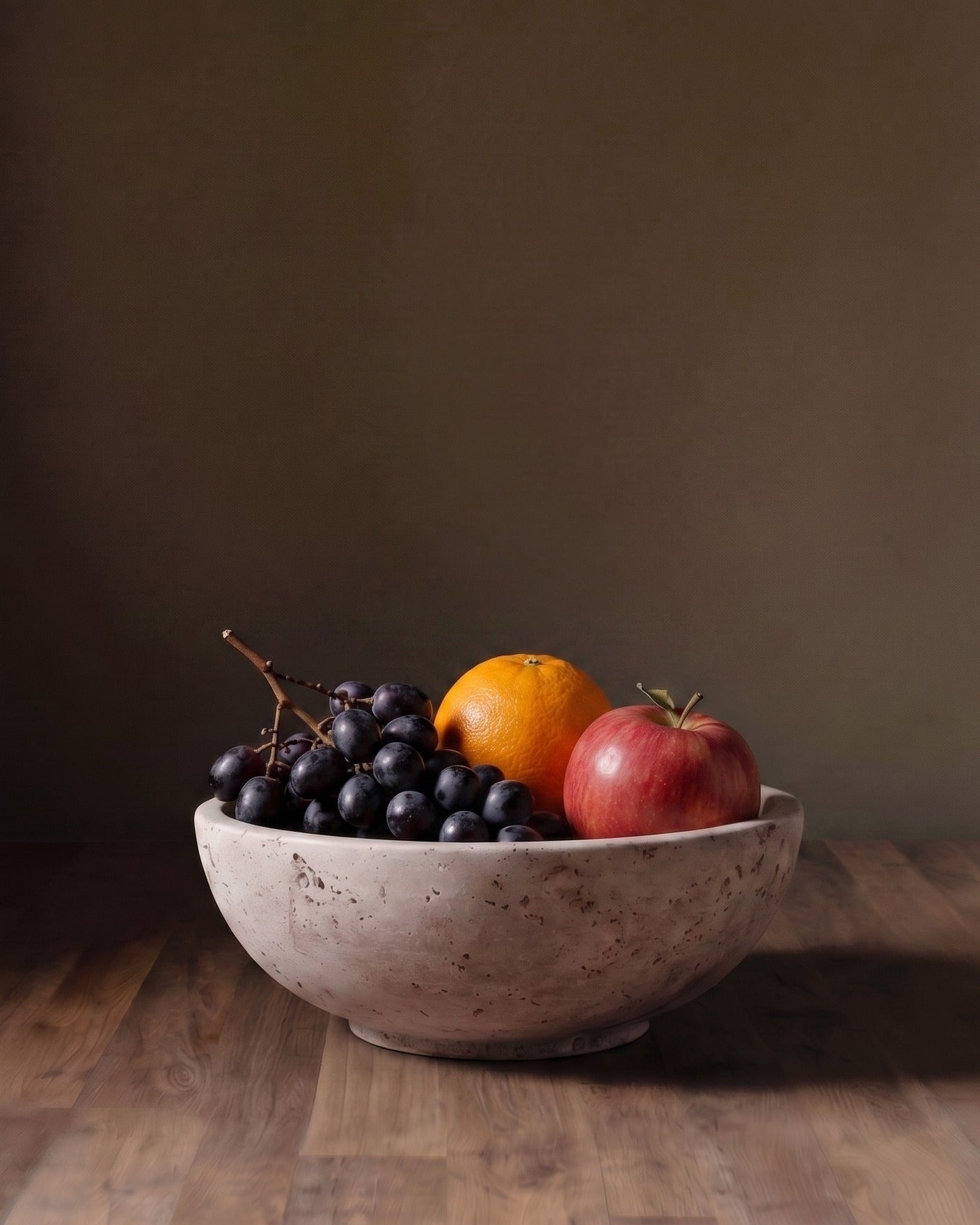 Vesper Travertine Statement Bowl