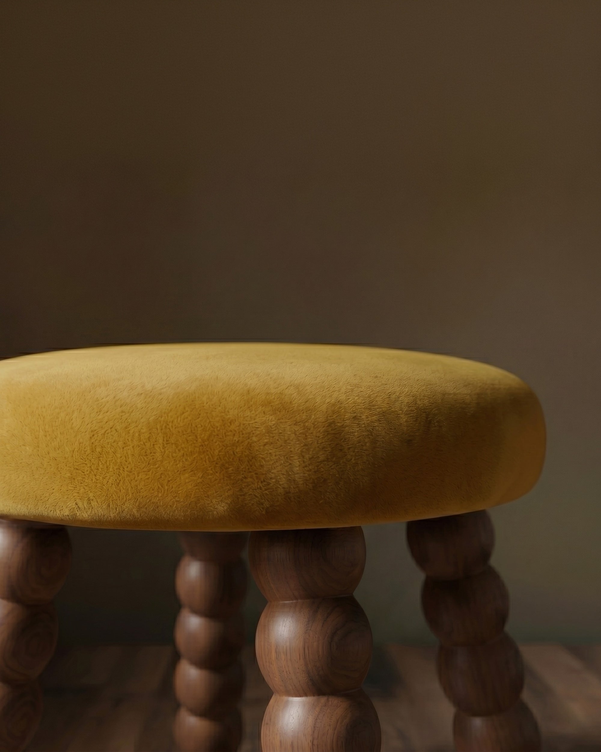 The Ovoid Footstool Marigold