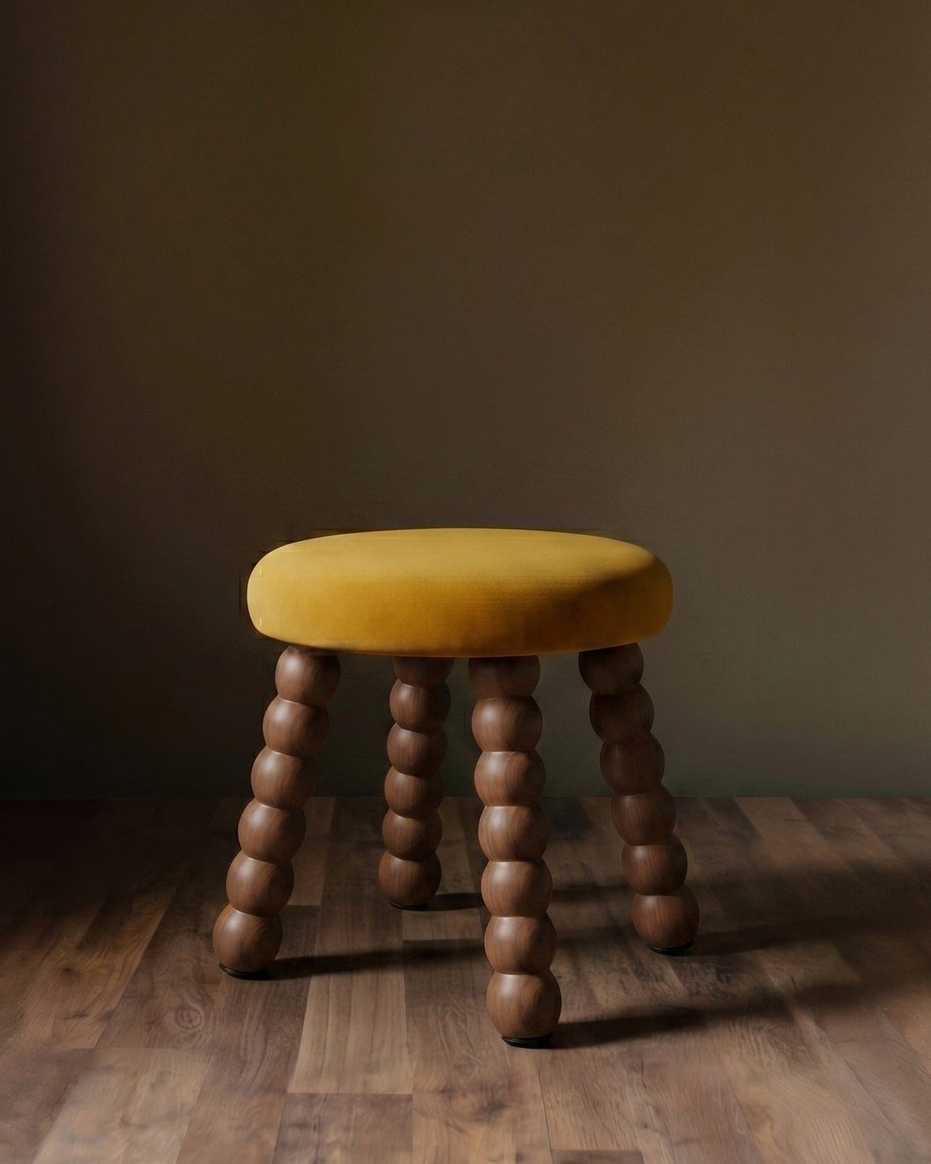 The Ovoid Footstool Marigold