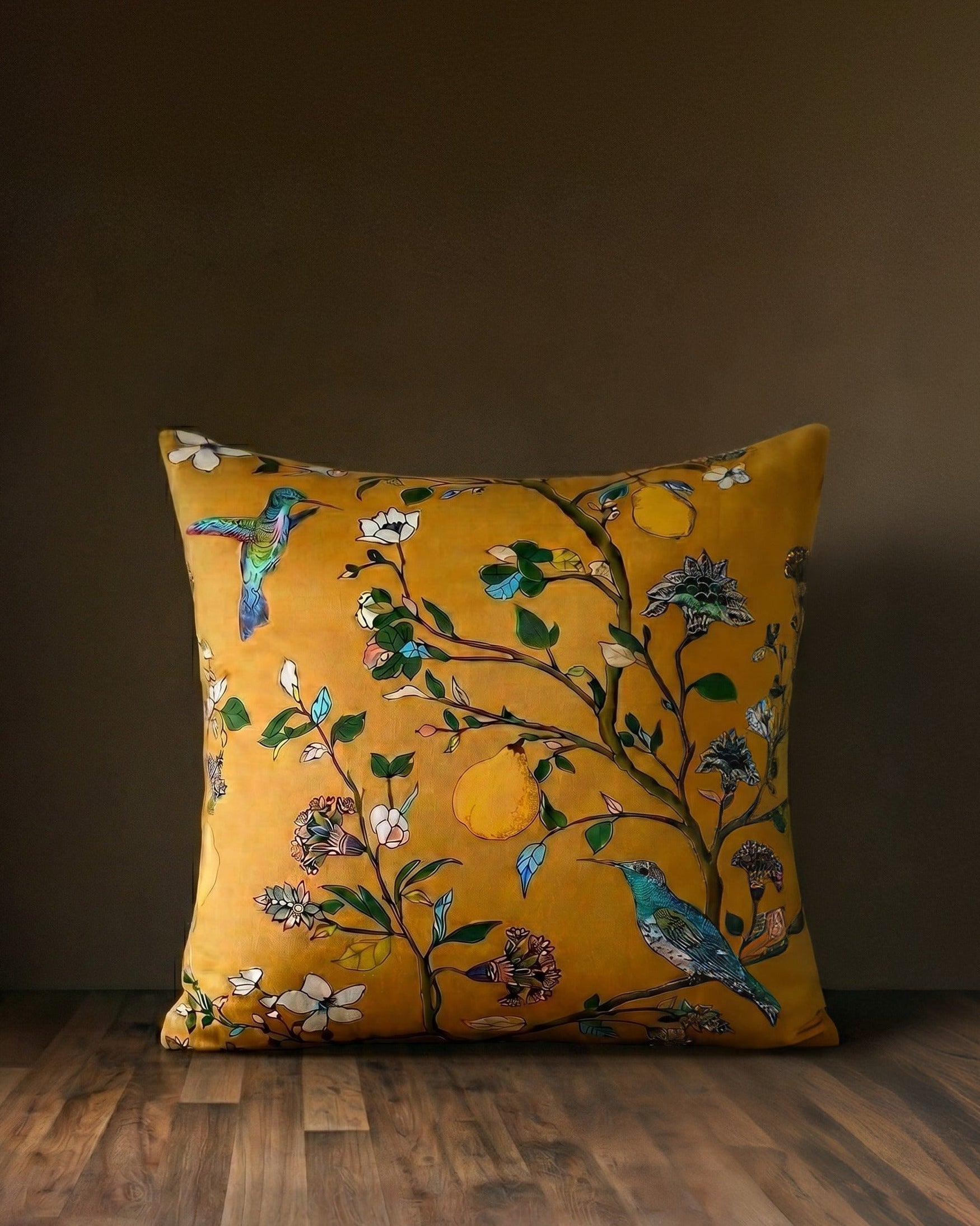 The Queen’s Greenhouse Velvet Pillow